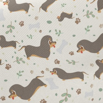 Dachshund Bones Twill