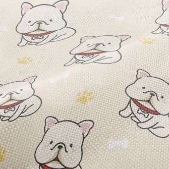 Cute French Bulldog Performance Linen