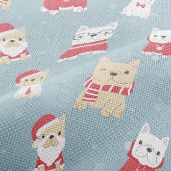 Christmas Costume French Bulld Performance Linen