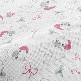 Christmas French Bulldog Performance Linen