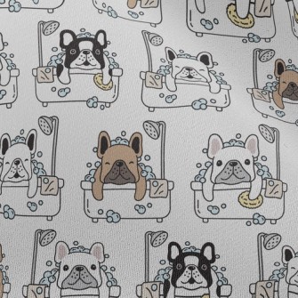 Shower French Bulldog Chiffon