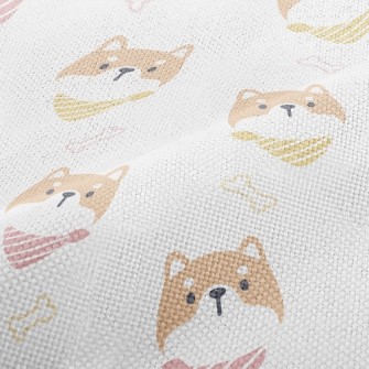 Wearing Scarf Shiba Inu Performance Linen