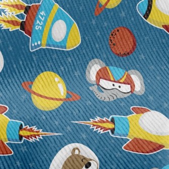 Rocket Elephant And Bear Standard Corduroy