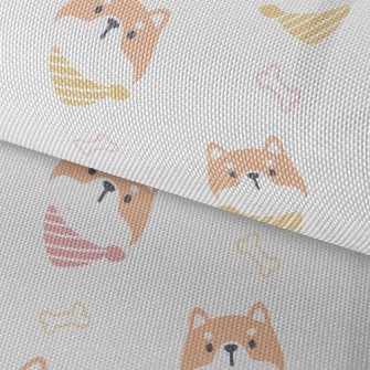 Wearing Scarf Shiba Inu Waterproof Oxford