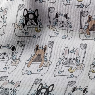 Shower French Bulldog Terry