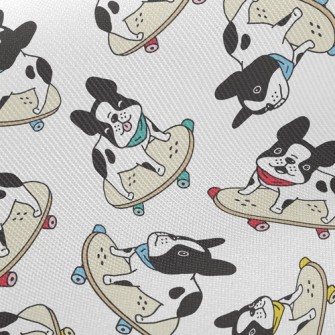 Skateboard French Bulldog Twill