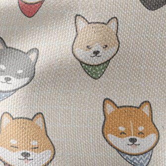 Cute Shiba Inu Waterproof Canvas