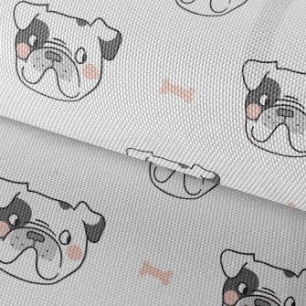 French Bulldog Dog Bone Waterproof Oxford