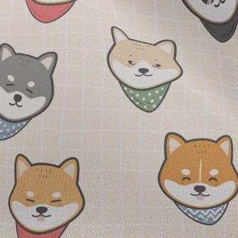 Cute Shiba Inu Chiffon