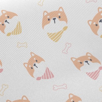 Wearing Scarf Shiba Inu Twill