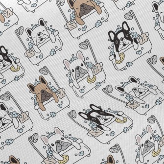 Shower French Bulldog Twill