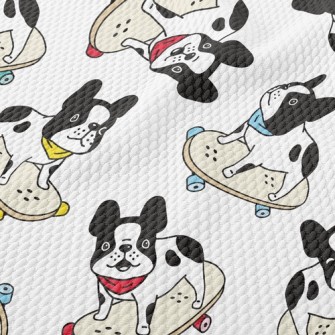 Skateboard French Bulldog Birdseye Piqué