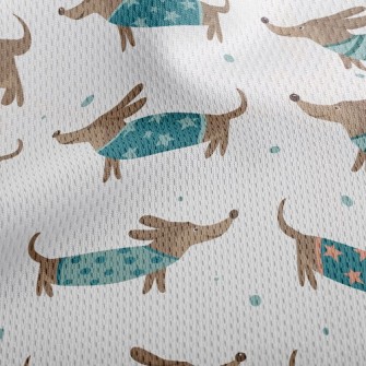 Dachshund Athletic Mesh Flat Back