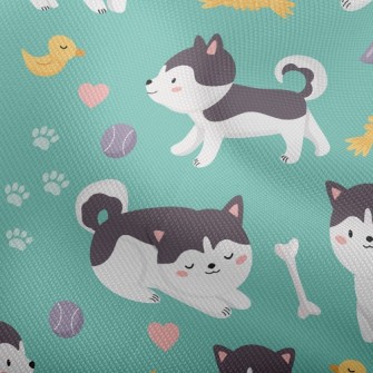 Husky And Duck Toy Dobby