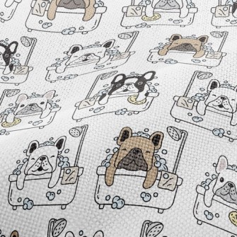 Shower French Bulldog Performance Linen