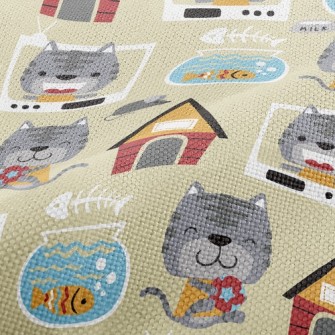 House Fish Tank Cat Performance Linen