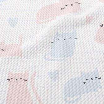 Plaid And Cat Birdseye Piqué