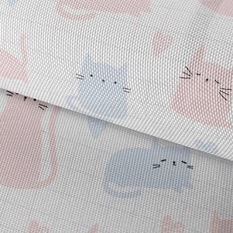 Plaid And Cat Waterproof Oxford