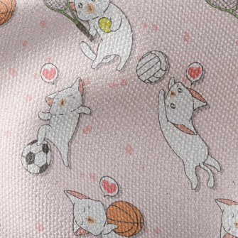 Ball Games And Cats Waterproof Canvas