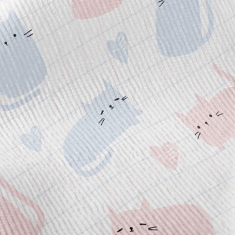 Plaid And Cat Standard Corduroy