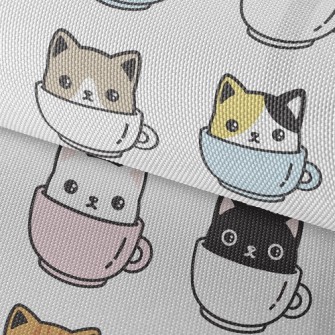 Coffee Mug Cat Waterproof Oxford