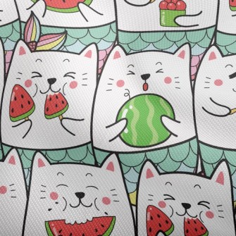 Cat Eating Watermelon Dobby