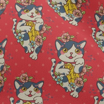Lucky Cat Chiffon