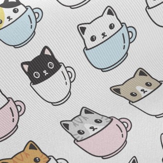 Coffee Mug Cat Twill
