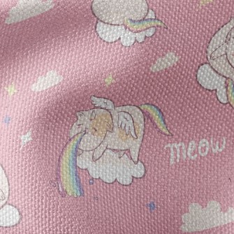 Unicorn Cat Waterproof Canvas