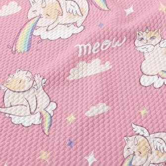 Unicorn Cat Birdseye Piqué