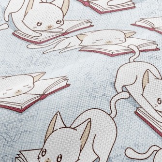 Cat Reading Performance Linen