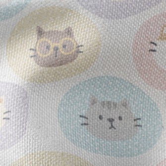 Cute Cat Waterproof Canvas