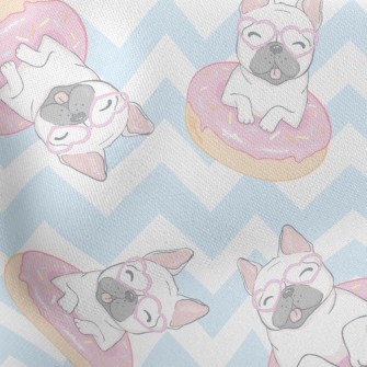 Donut French Bulldog Stretch Ponte