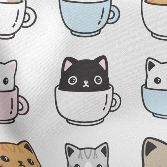Coffee Mug Cat Stretch Ponte