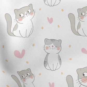 Cute Cat Stretch Ponte