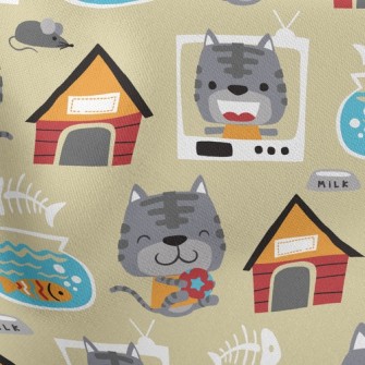 House Fish Tank Cat Stretch Ponte