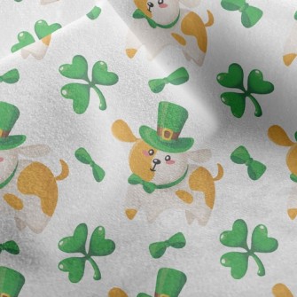 Hat Dog Clover Micro Fleece