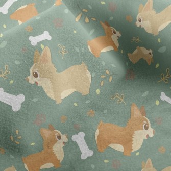 Corgi Bone Micro Fleece