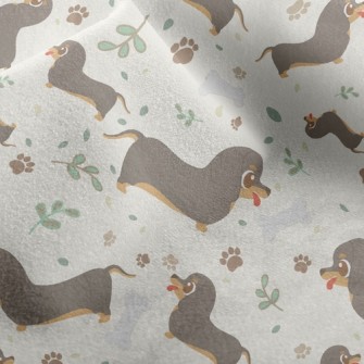Dachshund Bones Micro Fleece