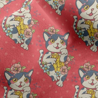 Lucky Cat Micro Fleece