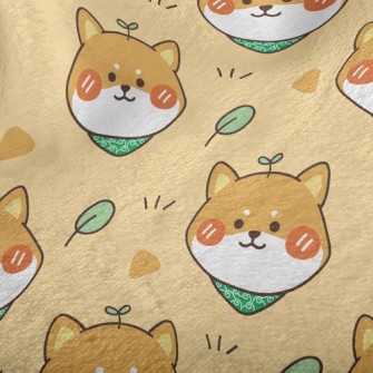 Shiba Leaves Minky