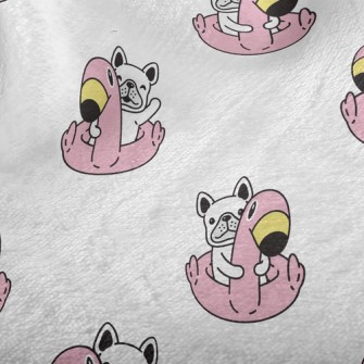 French Bulldog In Swimming Rin Minky
