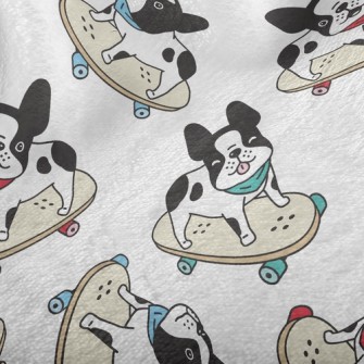 Skateboard French Bulldog Minky