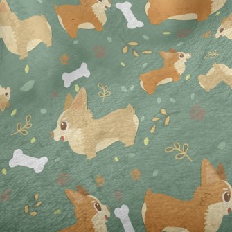 Corgi Bone Minky