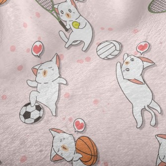 Ball Games And Cats Minky