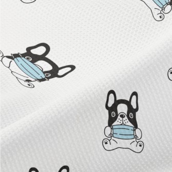 Wearing A Mask French Bulldog Piqué