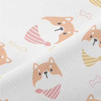 Wearing Scarf Shiba Inu Piqué