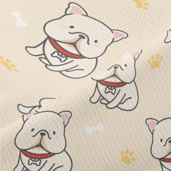 Cute French Bulldog Piqué