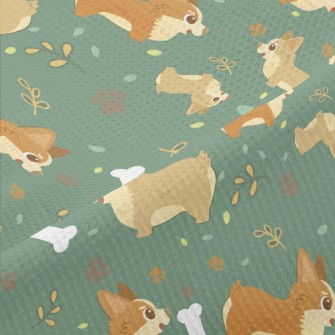 Corgi Bone Piqué
