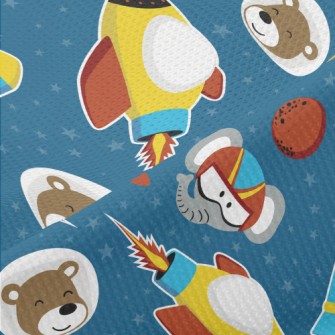 Rocket Elephant And Bear Piqué